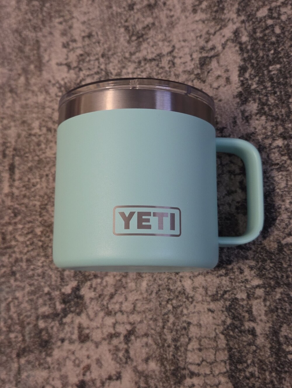 YETI Rambler 14 oz Insulated Camp Mug with Lid – Seafoam